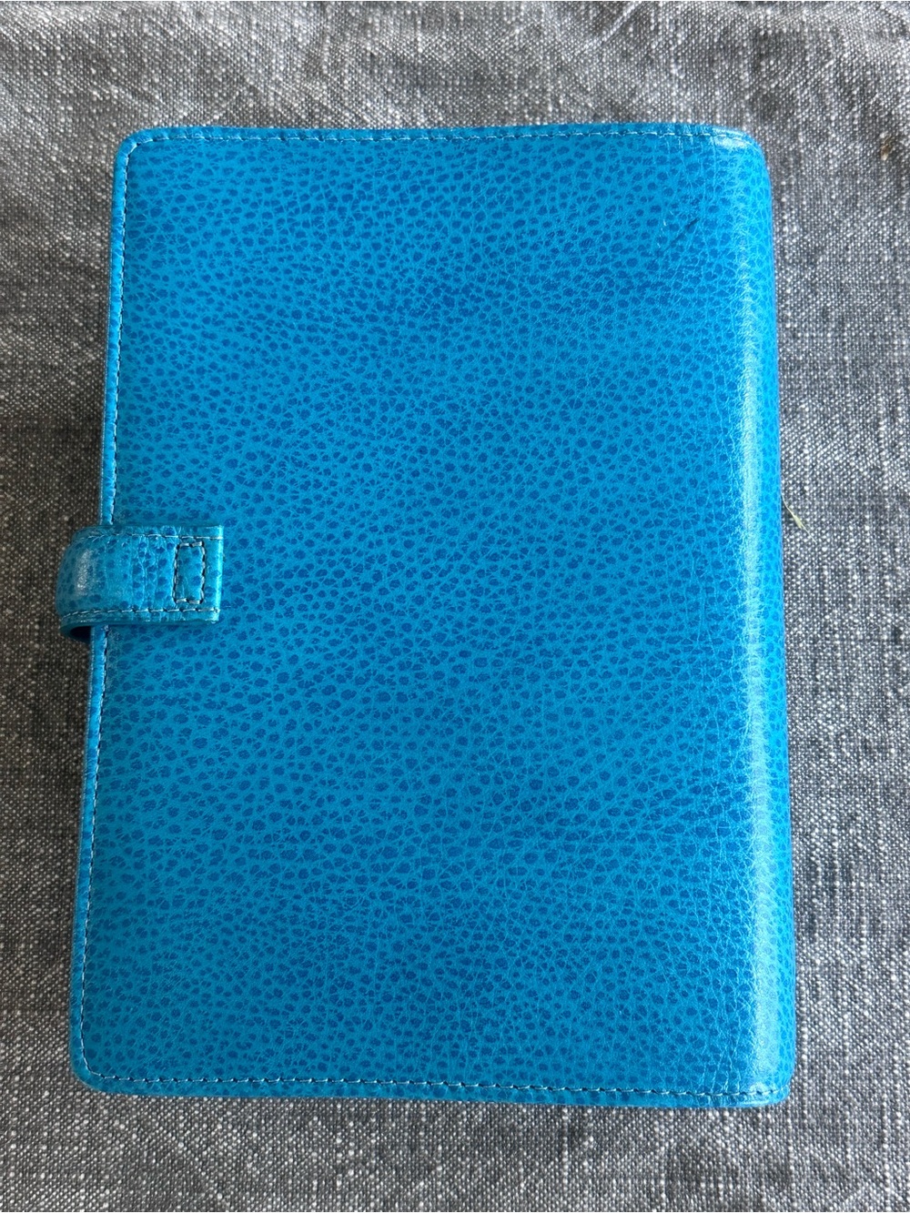 Filofax Finsbury Personal Turquoise Leather Organizer - Picture 2 of 3